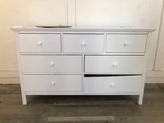 JOHN LEWIS ANYDAY WILTON 7 DRAWER CHEST OF DRAWERS RRP £399: LOCATION - FRONT FLOOR(COLLECTION OR OPTIONAL DELIVERY AVAILABLE)