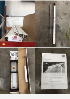 QUANTITY OF ASSORTED PLUMBING ITEMS TO INCLUDE MCALPINE SLIMLINE CHANNEL DRAIN: LOCATION - BACK WALL(COLLECTION OR OPTIONAL DELIVERY AVAILABLE)