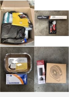 QUANTITY OF ASSORTED ITEMS TO INCLUDE 2 PACK OF REUSABLE NON STICK OVEN LINERS: LOCATION - BACK WALL(COLLECTION OR OPTIONAL DELIVERY AVAILABLE)