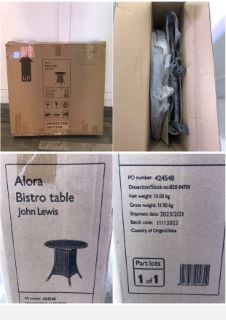 JOHN LEWIS ALORA BISTRO TABLE RRP £199: LOCATION - FRONT FLOOR(COLLECTION OR OPTIONAL DELIVERY AVAILABLE)