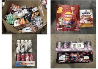 PALLET OF ASSORTED FOOD AND DRINKS TO INCLUDE PEPSI MAX CHERRY FAMILY PACK SOME ITEMS MAY BE PAST BBD: LOCATION - REAR FLOOR(COLLECTION OR OPTIONAL DELIVERY AVAILABLE)