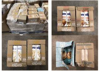 PALLET OF ALPRO NUTTY ALMOND DRINKS BBD 02/09/24: LOCATION - REAR FLOOR(COLLECTION OR OPTIONAL DELIVERY AVAILABLE)