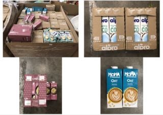 PALLET OF ASSORTED MILK REPLACEMENT DRINKS TO INCLUDE ALPRO BARISTA COCONUT SOME ITEMS MAY BE PAST BBD: LOCATION - MIDDLE FLOOR(COLLECTION OR OPTIONAL DELIVERY AVAILABLE)