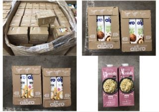 PALLET OF ASSORTED MILK REPLACEMENT DRINKS TO INCLUDE ALPRO BARISTA COCONUT SOME ITEMS MAY BE PAST BBD: LOCATION - MIDDLE FLOOR(COLLECTION OR OPTIONAL DELIVERY AVAILABLE)