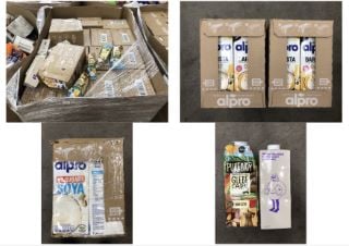 PALLET OF ASSORTED MILK REPLACEMENT DRINKS TO INCLUDE ALPRO BARISTA OAT SOME ITEMS MAY BE PAST BBD: LOCATION - MIDDLE FLOOR(COLLECTION OR OPTIONAL DELIVERY AVAILABLE)