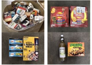 PALLET OF ASSORTED FOOD AND DRINKS TO INCLUDE IRN BRU FAMILY PACK SOME ITEMS MAY BE PAST BBD: LOCATION - MIDDLE FLOOR(COLLECTION OR OPTIONAL DELIVERY AVAILABLE)