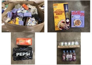 PALLET OF ASSORTED FOOD AND DRINKS TO INCLUDE LUCOZADE ENERGY 330ML MULTIPACK SOME ITEMS MAY BE PAST BBD: LOCATION - MIDDLE FLOOR(COLLECTION OR OPTIONAL DELIVERY AVAILABLE)