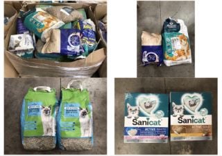 PALLET OF ASSORTED CAT LITTER TO INCLUDE PURINA ONE PREMIUM LITTER: LOCATION - MIDDLE FLOOR(COLLECTION OR OPTIONAL DELIVERY AVAILABLE)