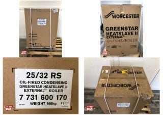 25/32 OIL-FIRED CONDENSING GREENSTAR HEATSLAVE EXTERNAL BOILER RRP £2575: LOCATION - FRONT FLOOR(COLLECTION OR OPTIONAL DELIVERY AVAILABLE)