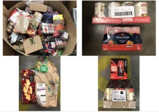 PALLET OF ASSORTED FOOD AND DRINKS TO INCLUDE SAN PELLEGRINO 12 PACK SOME ITEMS MAY BE PAST BBD: LOCATION - MIDDLE FLOOR(COLLECTION OR OPTIONAL DELIVERY AVAILABLE)