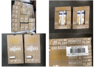 PALLET OF ALPRO CREAMY OAT DRINKS BBD 21/10/24: LOCATION - MIDDLE FLOOR(COLLECTION OR OPTIONAL DELIVERY AVAILABLE)