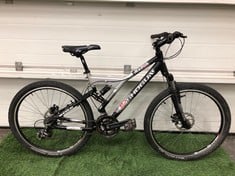 SHOGUN S DUEL 300 FULL SUSPENSION BIKE SHIMANO TRIGGER GEARS: LOCATION - FRONT FLOOR(COLLECTION OR OPTIONAL DELIVERY AVAILABLE)