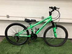 VERVE TRAIL BLASTER BIKE IN BRIGHT GREEN MICRO GEARS: LOCATION - FRONT FLOOR(COLLECTION OR OPTIONAL DELIVERY AVAILABLE)