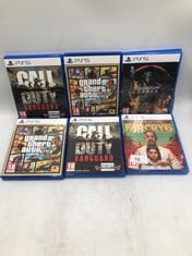 QUANTITY OF ASSORTED PS5 GAMES TO INCLUDE FAR CRY 6 18+ ID MAY BE REQUIRED - COLLECTION ONLY - LOCATION RIGHT RACK