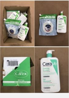 QUANTITY OF ASSORTED BEAUTY ITEMS TO INCLUDE CERA VE HYDRATING CLEANSER - COLLECTION ONLY - LOCATION RIGHT RACK