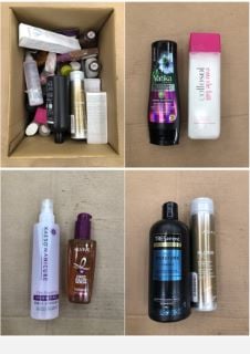 QUANTITY OF ASSORTED BEAUTY ITEMS TO INCLUDE L'OREAL ELVIVE FRIZZ KILLER SERUM - COLLECTION ONLY - LOCATION RIGHT RACK