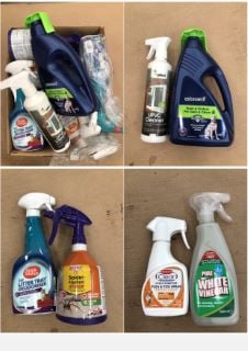 QUANTITY OF ASSORTED CLEANING ITEMS TO INCLUDE CAT LITTER TRAY DEODORISER - COLLECTION ONLY - LOCATION RIGHT RACK