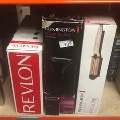 QUANTITY OF HEALTH & BEAUTY ITEMS TO INCLUDE REMINGTON PROLUXE 4-IN-1 HAIR WAVER, CREATES 4 DIFFERENT WAVY STYLES (ADJUSTABLE BARREL, OPTIHEAT TECHNOLOGY LONG-LASTING RESULTS, PRO+ 185°C HEALTHIER ST