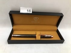 RUCKSTUHL STEEL LUXURY STEEL PEN IN GIFT BOX - HAND ASSEMBLED - RRP £80: LOCATION - TOP 50 RACK