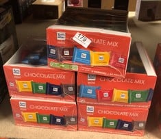 5 X RITTER SPORT VARIETY MINI'S SHARE BOX [PACKAGING MAY VARY].  BEST BEFORE DATE 31-08-2024: LOCATION - B