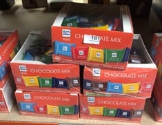 5 X RITTER SPORT VARIETY MINI'S SHARE BOX [PACKAGING MAY VARY].  BEST BEFORE DATE 31-08-2024: LOCATION - B