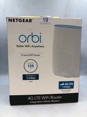 NETGEAR ORBI TRI-BAND 4G ROUTER WITH SIM SLOT (LBR20)| LTE MODEM BUILT-IN FOR PRIMARY OR BACKUP INTERNET | COVERAGE UPTO 2,000 SQ. FT. (175 M2) AND 20+ DEVICES | AC2200 WIFI (UPTO 2.2 GBPS).: LOCATIO