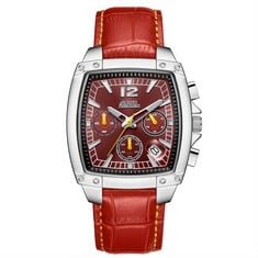 VICKERS ARMSTRONG LIMITED EDITION HAND ASSEMBLED BARREL ROLL IN STEEL RED WATCH SKU:VAO101 RRP £510: LOCATION - TOP 50 RACK