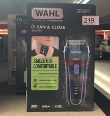 QUANTITY OF HEALTH & BEAUTY ITEMS TO INCLUDE WAHL CLEAN AND CLOSE, MEN’S SHAVER, ELECTRIC SHAVERS FOR MEN, BEARD SHAVING, FACE SHAVER, FLEX FOIL, WATERPROOF, EASY CLEAN, RUBBER GRIP, LED POWER DISPLA