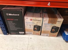 QUANTITY OF KITCHEN & APPLIANCES ITEMS TO INCLUDE TASSIMO BY BOSCH SUNY 'SPECIAL EDITION' TAS3102GB COFFEE MACHINE,1300 WATT, 0.8 LITRE - BLACK: LOCATION - C