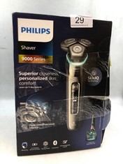 PHILIPS SHAVER SERIES 9000 - WET AND DRY ELECTRIC SHAVER FOR MEN IN DARK CHROME, LIFT AND CUT, SKINIQ TECHNOLOGY, POP-UP BEARD TRIMMER, CLEANING POD, CHARGING STAND AND TRAVEL CASE (MODEL S9974/55).: