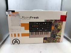 ARTURIA - MICRO FREAK SYNTHESIZER KEYBOARD - 25-KEY HYBRID SYNTH WITH PCB KEYBOARD, WAVETABLE & DIGITAL OSCILLATORS, ANALOG FILTERS BLUE.: LOCATION - TOP 50 RACK