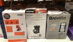 QUANTITY OF KITCHEN & APPLIANCES ITEMS TO INCLUDE GEEPAS 1.5L FILTER COFFEE MACHINE | 800W COFFEE MAKER FOR INSTANT COFFEE, ESPRESSO, MACCHIATO & MORE | BOIL-DRY PROTECTION, ANTI-DRIP FUNCTION, AUTOM