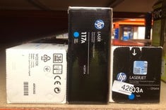 QUANTITY OF TECH & GAMING ITEMS TO INCLUDE HP PRINT CARTRIDGE COLOUR CYAN : LOCATION - E