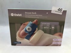 1 X OWLET DREAM SOCK® - SMART BABY MONITOR - TRACK LIVE PULSE (HEART) RATE, OXYGEN IN INFANTS - BEDTIME BLUE.:: LOCATION - TOP 50 RACK