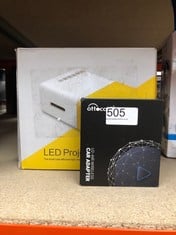 QUANTITY OF TECH & GAMING ITEMS TO INCLUDE LED PROJECTOR : LOCATION - E