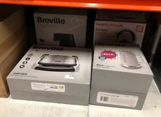 QUANTITY OF KITCHEN & APPLIANCES ITEMS TO INCLUDE BREVILLE BOLD ICE GREY ELECTRIC KETTLE | 1.7L | 3KW FAST BOIL | GREY & SILVER CHROME [VKT222]: LOCATION - E