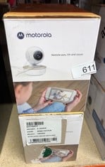 2 X MOTOROLA NURSERY BABY MONITOR WITH CAMERA - NANNY CAM VM50G - BABY CAMERA WITH COLOR DISPLAY, TWO-WAY COMMUNICATION, AND INFRARED NIGHT VISION - 300M RANGE - ZOOM, TILT, AND PAN: LOCATION - F