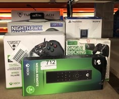 QUANTITY OF TECH & GAMING ITEMS TO INCLUDE PDP MEDIA REMOTE MICROSOFT XBOX ONE AND SERIES XIS: LOCATION - G