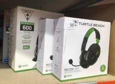 QUANTITY OF TECH & GAMING ITEMS TO INCLUDE TURTLE BEACH STEALTH 600 GEN 2 BLACK MULTI PLATFORM WIRELESS 15+ HOUR BATTERY GAMING HEADSET FOR PS5, PS4 AND PC: LOCATION - A