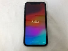 APPLE IPHONE XR 128GB SMARTPHONE.: LOCATION - E