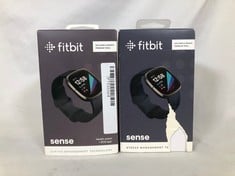 2X FITBIT SENSE  SMART WATCH.: LOCATION - D