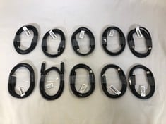 10X LENOVO 1M USB C TO C CABLE  ACCESSORY: MODEL NO SC11B41470: LOCATION - D