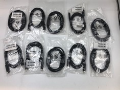 10X LENOVO 1M USB C TO C CABLE  ACCESSORY: MODEL NO SC11B41470: LOCATION - C