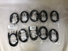 10X LENOVO 1M USB C TO C CABLE  CABLE: MODEL NO SC11B41470: LOCATION - C