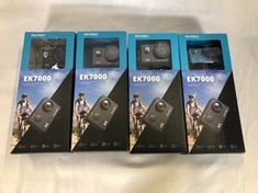 4X AKASO ACTION CAMERAS MODEL NUMBER EK7000  CAMERA.: LOCATION - B