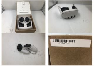 META QUEST 3 128GB VR HEADSET (RRP - £479): MODEL NO S3A:: LOCATION - B