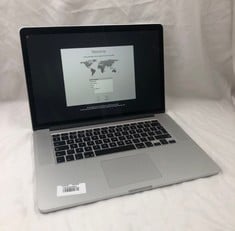 APPLE MACBOOK PRO 2015 250GB LAPTOP.. INTEL CORE I7-4770HQ, 16GB RAM,:: LOCATION - K