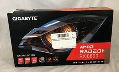 GIGABYTE AMD RADEON RX 6800 GPU: MODEL NO GV-R68GAMING 0C-16GD (SMASHED / SALVAGE / SPARES): LOCATION - K