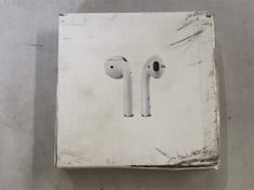 APPLE AIRPODS WITH CHARGING CASE EARPHONES: MODEL NO A2032, A2031, A1602: LOCATION - L