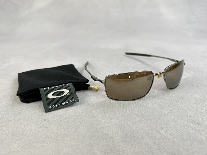 Oakley Square Wire Sunglasses OO4075-06 (MPSC39627651) (VAT ONLY PAYABLE ON BUYERS PREMIUM)